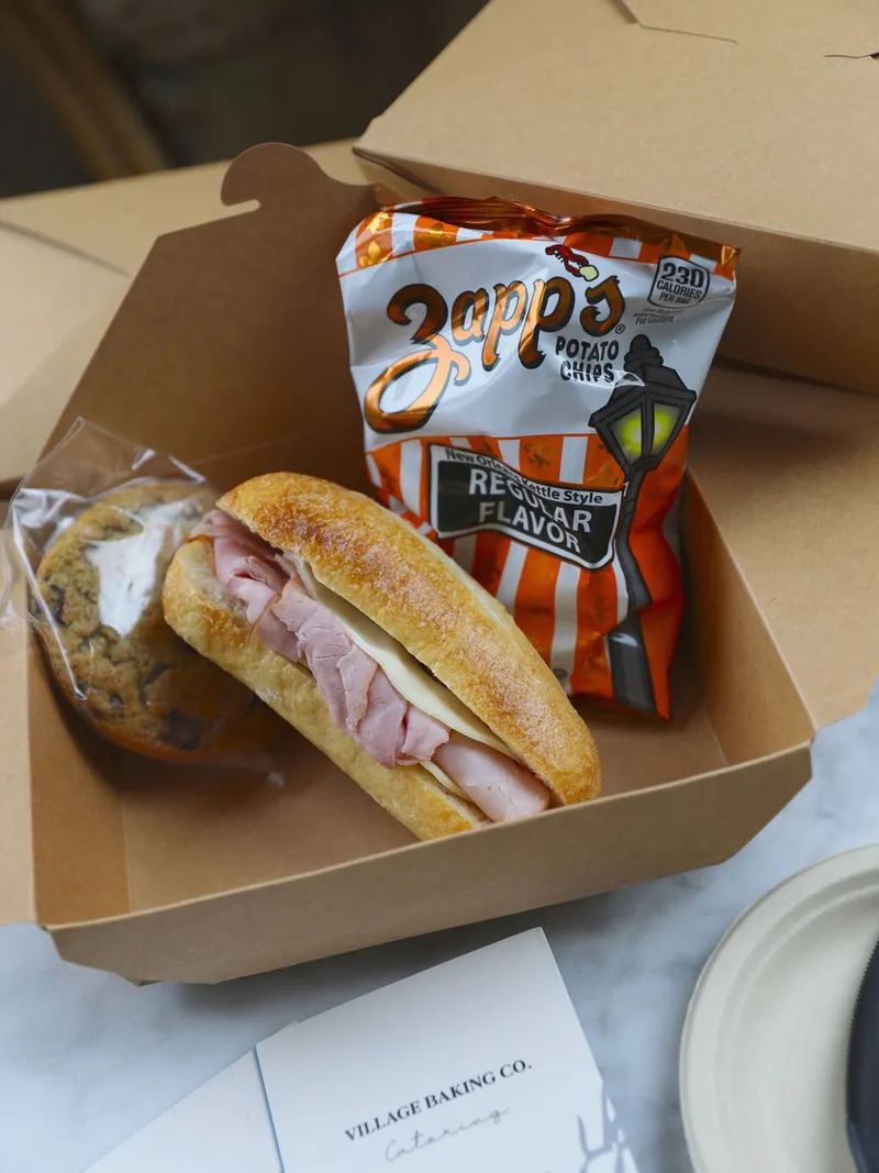 Sandwiches and salads